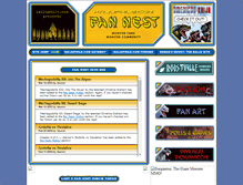 Tablet Screenshot of fannest.kaijuphile.com